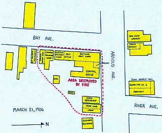 Map of the Great Fire